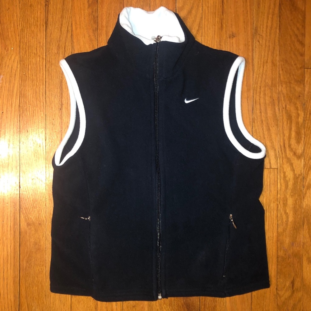 Nike Fleece Vest - 2 Tone Blue - Woman’s Small